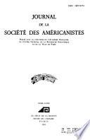 Journal de la Société des américanistes