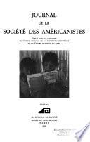 Journal de la Société des américanistes