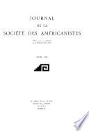 Journal de la Société des américanistes