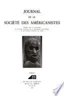 Journal de la Société des américanistes