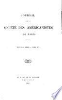 Journal de la Société des américanistes