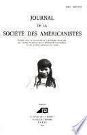 Journal de la Société des américanistes