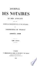 Journal des notaires et des avocats