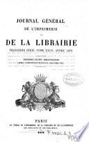 Journal général de l'imprimerie et de la librairie
