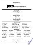 Journal of Rehabilitation Research & Development