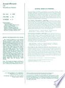 Journal of Research of the National Bureau of Standards