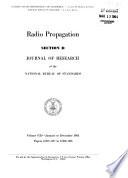Journal of Research of the National Bureau of Standards