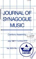 Journal of synagogue music