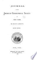Journal of the American Geographical Society of New York