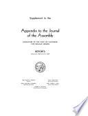 Journal of the Assembly, Legislature of the State of California