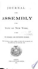 Journal of the Assembly of the State of New York