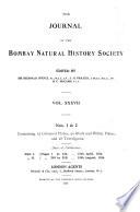 Journal of the Bombay Natural History Society