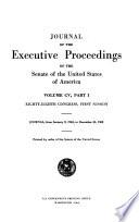 Journal of the Executive Proceedings of the Senate of the United States of America