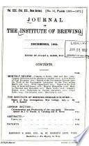 Journal of the Federated Institutes of Brewing
