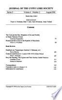 Journal of the Gypsy Lore Society