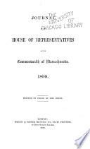 Journal of the House of Representatives of the Commonwealth of Massachusetts