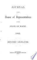 Journal of the House of Representatives of the State of Maine