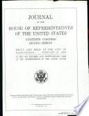 Journal of the House of Representatives of the United States