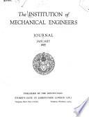 Journal of the Institution of Mechanical Engineers (including the Proceedings)