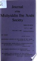 Journal of the Muhyiddin Ibn ʻArabi Society