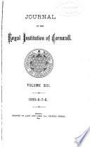 Journal of the Royal Institution of Cornwall