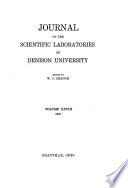 Journal of the Scientific Laboratories, Denison University