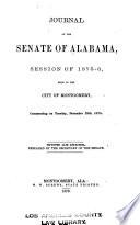 Journal of the Senate of the State of Alabama