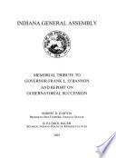 Journal of the Senate of the State of Indiana