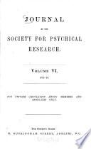 Journal of the Society for Psychical Research