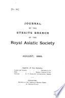 Journal of the Straits Branch of the Royal Asiatic Society