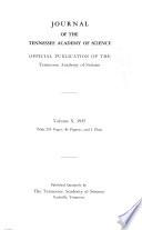 Journal of the Tennessee Academy of Science
