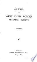 Journal of the West China Border Research Society