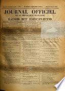 Journal officiel de la République franc̜aise