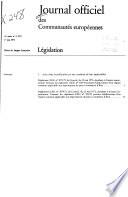 Journal officiel des Communautés européennes