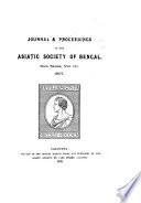 Journal & Proceedings of the Asiatic Society of Bengal