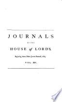 Journals of the House of Lords