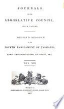 Journals of the Legislative Council