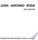 Juan Antonio Roda, obra 1963/1972