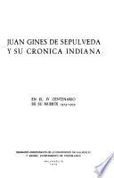 Juan Ginés de Sepúlveda y su crónica indiana