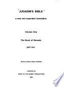 Judaism's Bible: The Book of Genesis, pt. 1