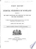 Judicial Statistics, Scotland. Criminal Statistics
