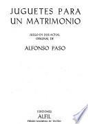 Juguetes para un matrimonio