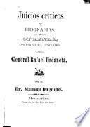 Juicios críticos y biografías