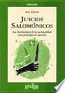 Juicios salomónicos
