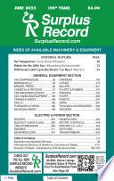 June 2022 - Surplus Record Machinery & Equipment Directory