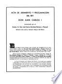 Juramento, proclamación y mensaje a los españoles del Rey Juan Carlos I.