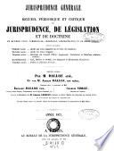 Jurisprudence generale du royaume
