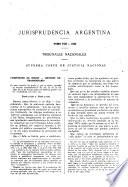 Jurisprudencia argentina