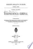 Jurisprudencia criminal