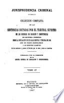 Jurisprudencia criminal